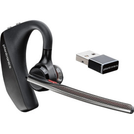 Zestaw słuchawkowy Plantronics Voyager 5200 UC 206110-01 - Bluetooth, Adapter USB-A|USB-C, Czarny